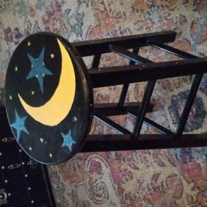 Hand painted stool